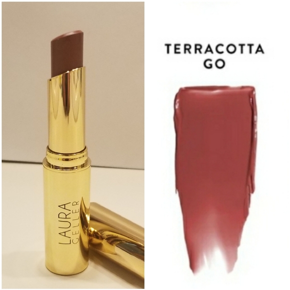 🦋 Laura Geller Jelly Balm Hydrating Lip Color Lipstick (in Terracotta Go) - Picture 1 of 6